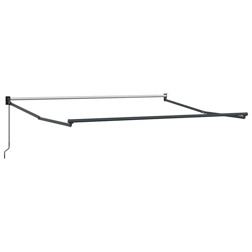 Manual Retractable Awning Brown 300x250 cm