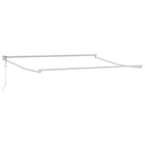 Automatic Retractable Awning Brown 300x250 cm