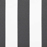 Retractable Awning Anthracite and White 3x2.5 m Fabric&Aluminium