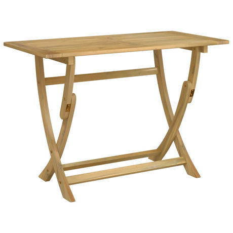 Folding Garden Table 110x55x75 cm Solid Wood Acacia
