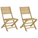 Folding Garden Chairs 2 pcs 48.5x61.5x87 cm Solid Wood Acacia