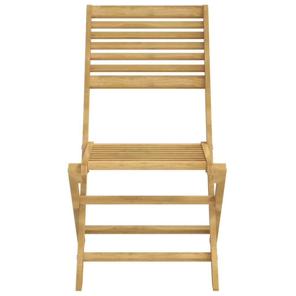 Folding Garden Chairs 2 pcs 48.5x61.5x87 cm Solid Wood Acacia