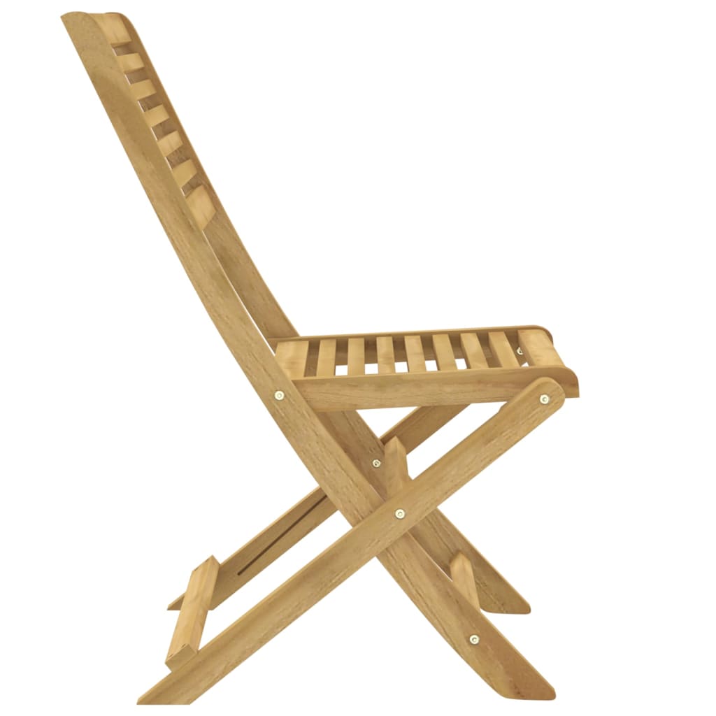 Folding Garden Chairs 2 pcs 48.5x61.5x87 cm Solid Wood Acacia