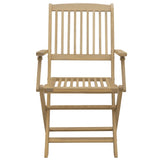 Folding Garden Chairs 2 pcs 58x54.5x90 cm Solid Wood Acacia