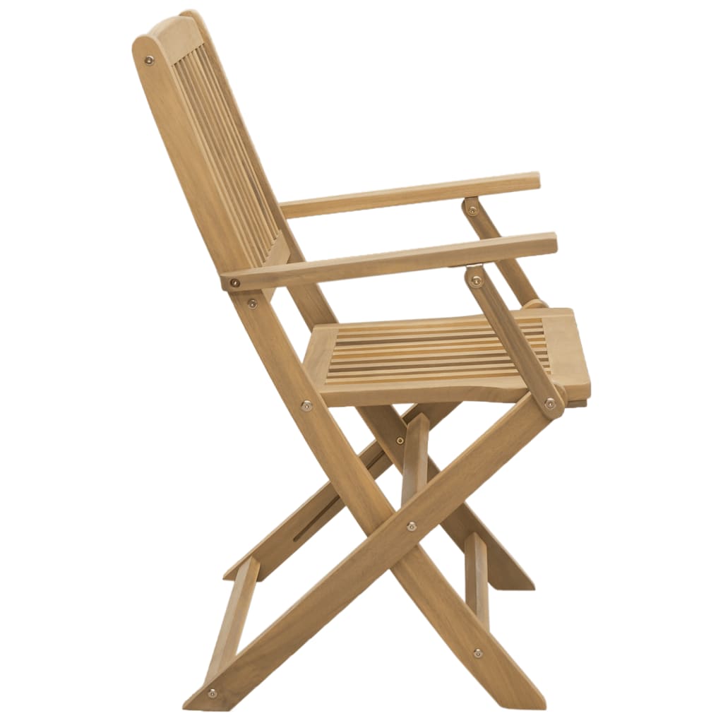 Folding Garden Chairs 2 pcs 58x54.5x90 cm Solid Wood Acacia