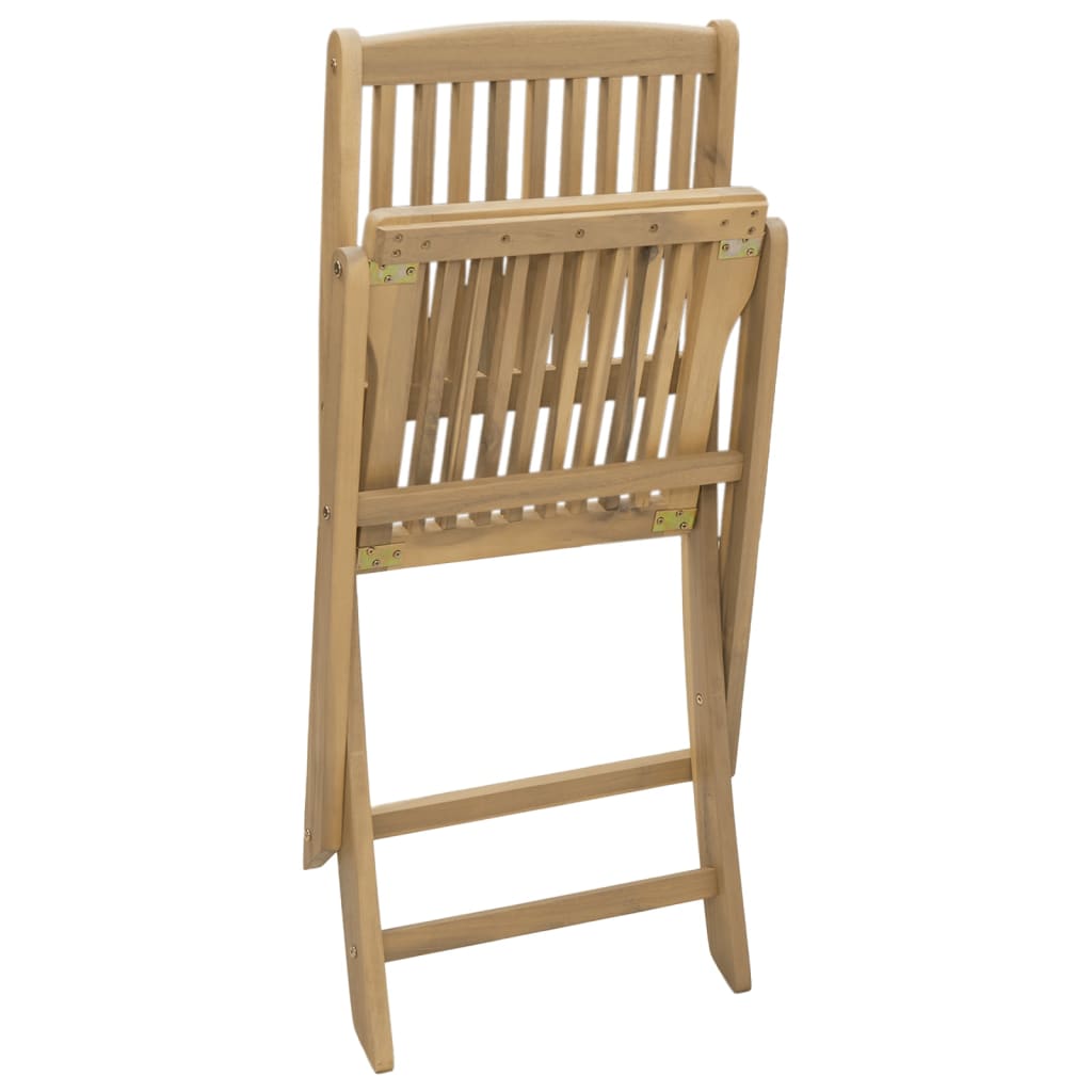 Folding Garden Chairs 4 pcs 57x49x90 cm Solid Wood Acacia