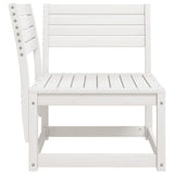 Garden Sofa Corner White 73x73x78 cm Solid Wood Pine