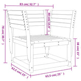 Garden Chair Impregnated Wood Pine