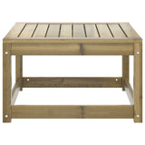Garden Footstool Impregnated Wood Pine