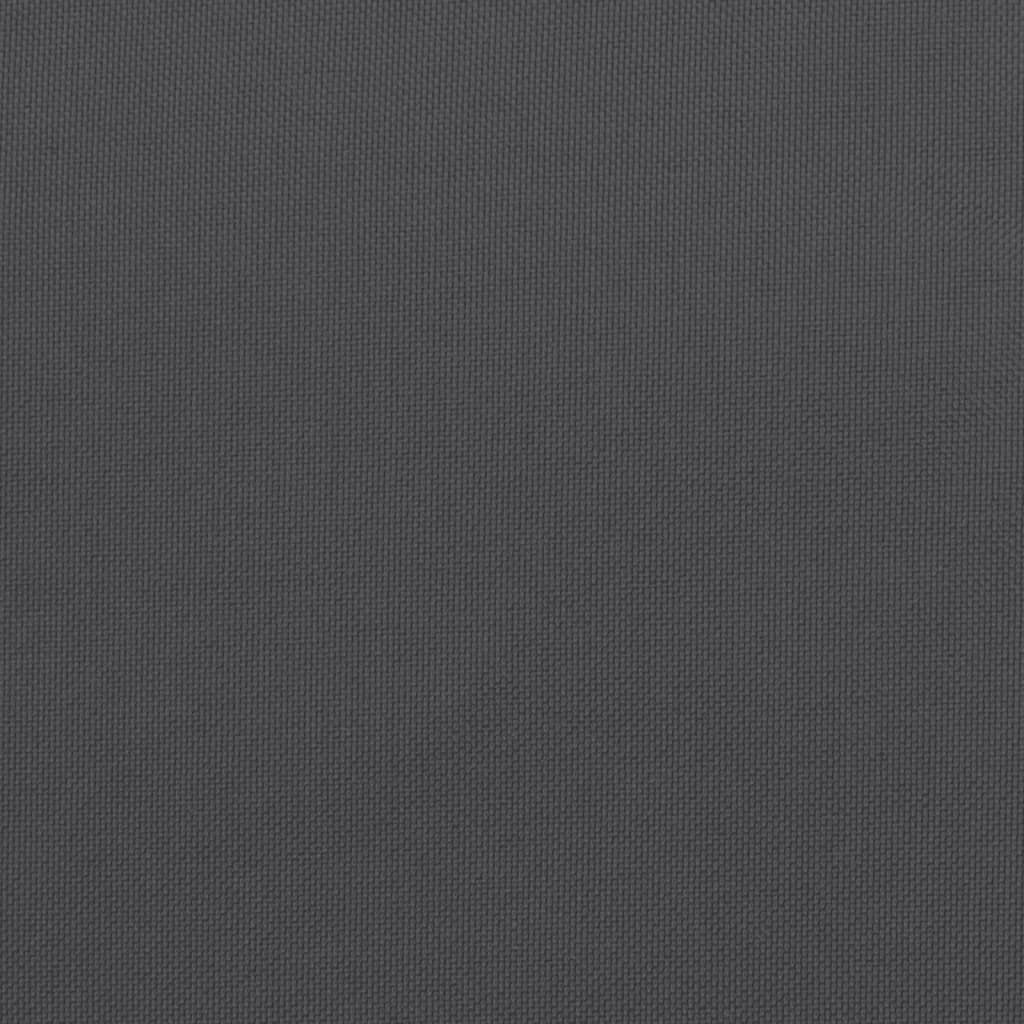 Garden Footstool with Cushions White Solid Wood Pine