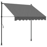 Retractable Awning Anthracite 200x150 cm Fabric and Steel