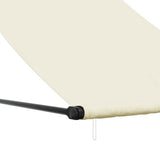 Retractable Awning Cream 100x150 cm Fabric and Steel