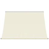Retractable Awning Cream 200x150 cm Fabric and Steel
