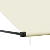 Retractable Awning Cream 200x150 cm Fabric and Steel