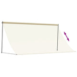 Retractable Awning Cream 300x150 cm Fabric and Steel