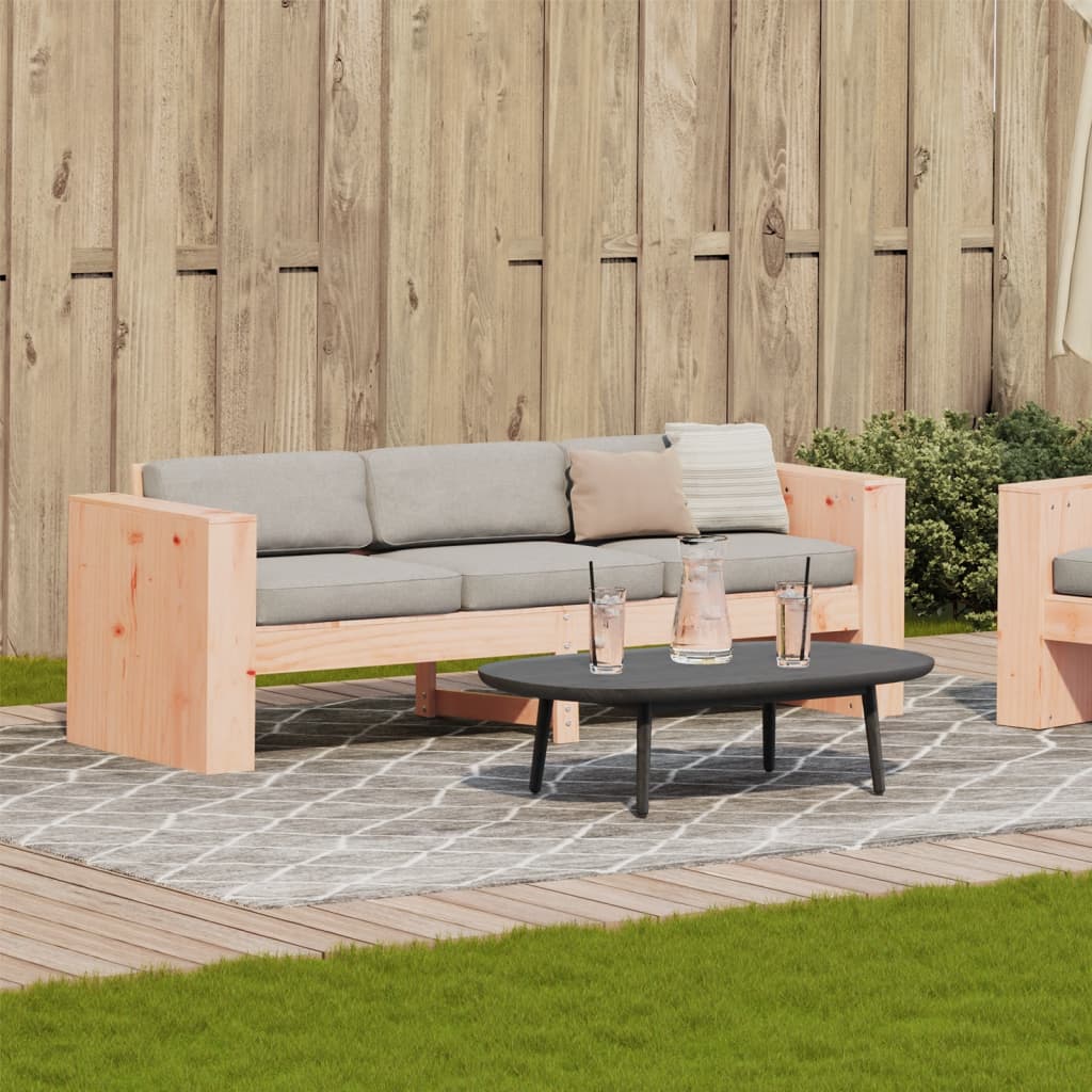 Garden Sofa 3-Seater 189x60x62 cm Solid Wood Douglas