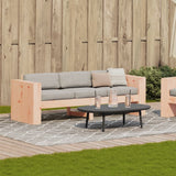 Garden Sofa 3-Seater 189x60x62 cm Solid Wood Douglas