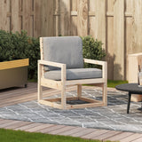 Garden Chair 57.5x63x76 cm Solid Wood Pine