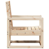 Garden Chair 57.5x63x76 cm Solid Wood Pine