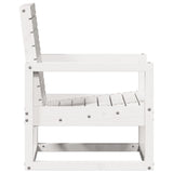 Garden Chair White 57.5x63x76 cm Solid Wood Pine