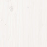 Picnic Table White 160x134x75 cm Solid Wood Pine