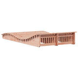 Sun Lounger 205x110x31.5 cm Solid Wood Douglas