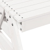 Picnic Table for Kids White 88x97x52 cm Solid Wood Pine