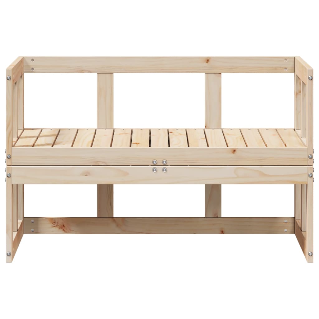 Garden Sofa Bench Extendable Solid Wood Pine