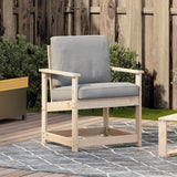 Garden Chair 62x56x77 cm Solid Wood Pine