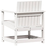 Garden Chair White 62x56x77 cm Solid Wood Pine