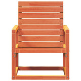 Garden Chair Wax Brown 57.5x63x76 cm Solid Wood Pine