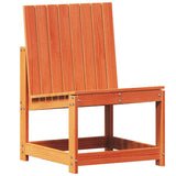 Garden Chair Wax Brown 50.5x55x77 cm Solid Wood Pine