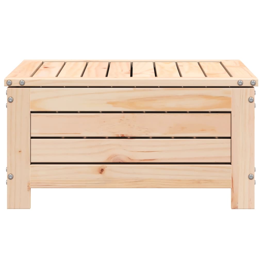 Garden Footstool 62x63.5x32 cm Solid Wood Pine