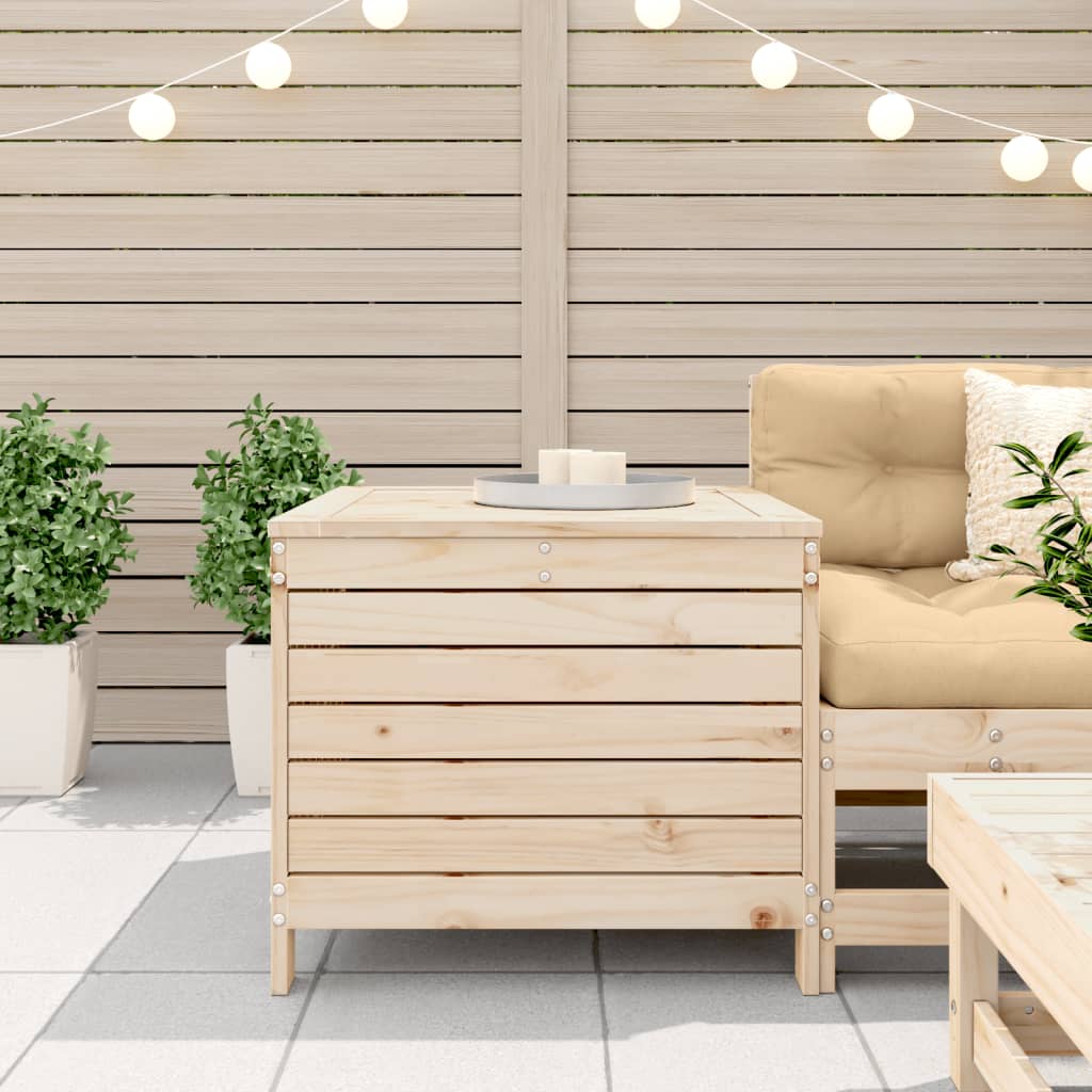 Garden Footstool 62x63.5x53.5 cm Solid Wood Pine