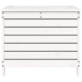 Garden Footstool White 62x63.5x53.5 cm Solid Wood Pine