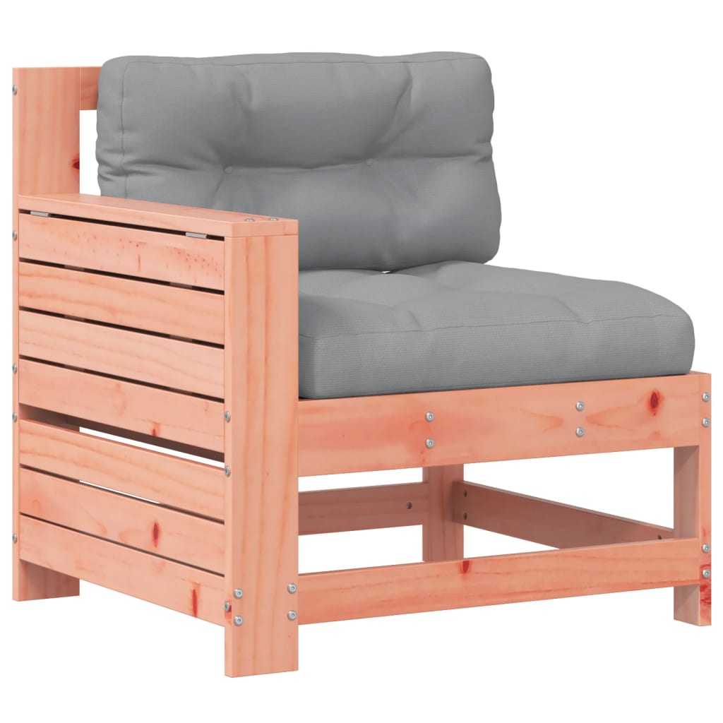 Garden Armrest Sofa with Cushion Solid Wood Douglas