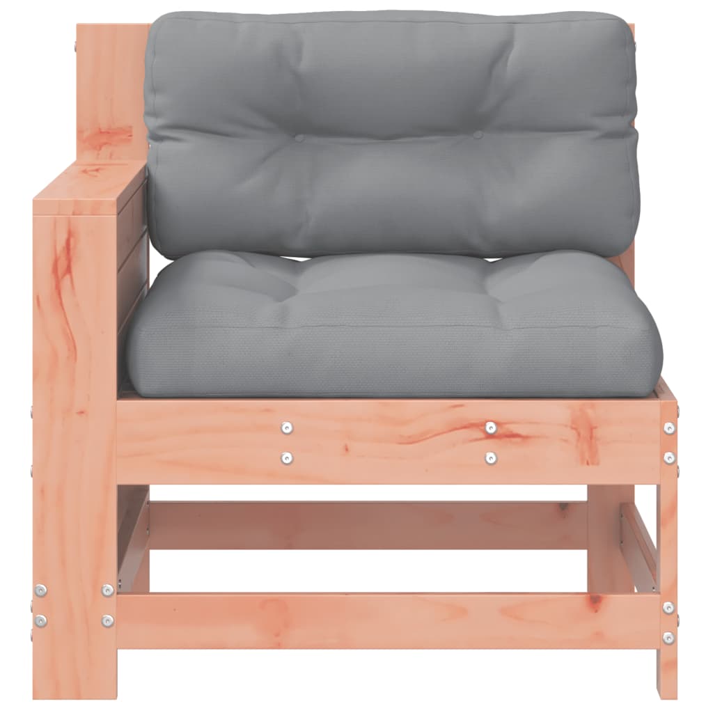 Garden Armrest Sofa with Cushion Solid Wood Douglas