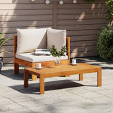 Garden Sofa Corner with Cushions Solid Wood Acacia