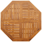 Folding Garden Table Ø110x75 cm Solid Wood Acacia