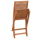 Folding Garden Chairs 2 pcs Solid Wood Acacia