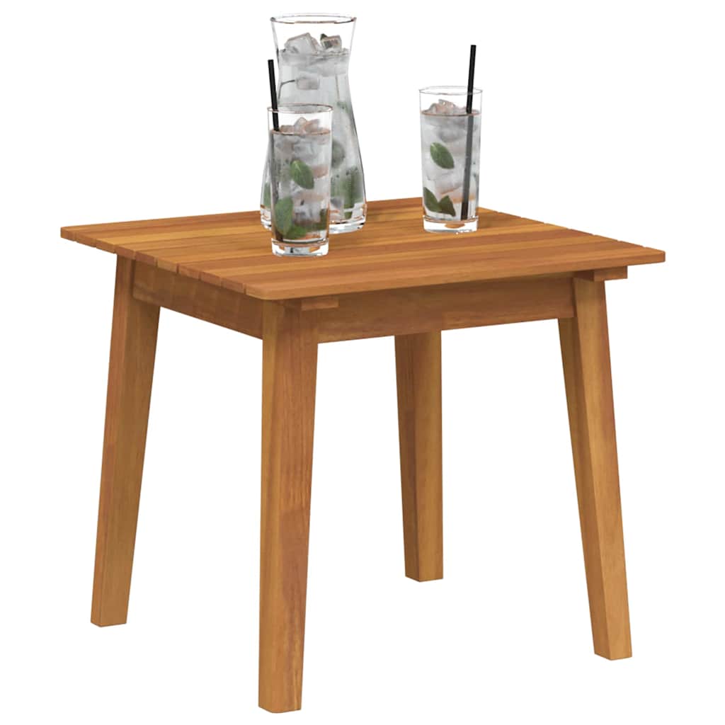 Outdoor Dining Set Brown Solid Acacia Wood