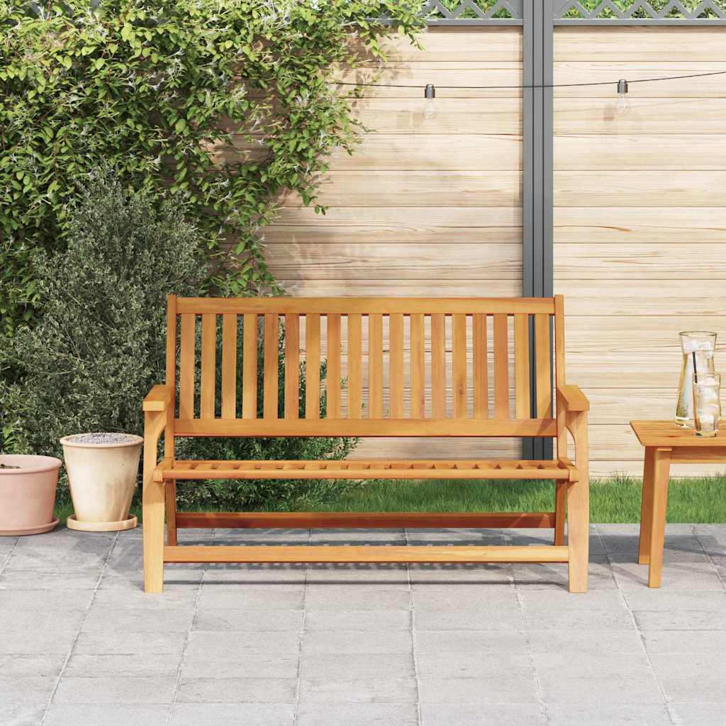 Outdoor Dining Set Brown Solid Acacia Wood