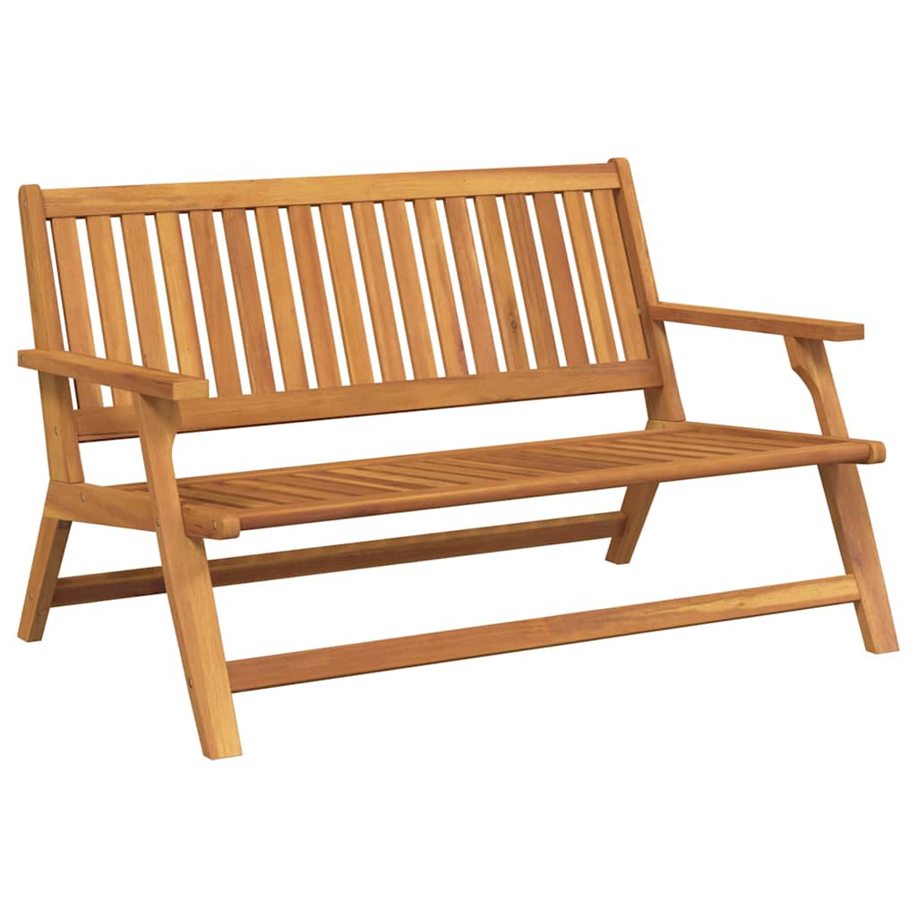 Outdoor Dining Set Brown Solid Acacia Wood