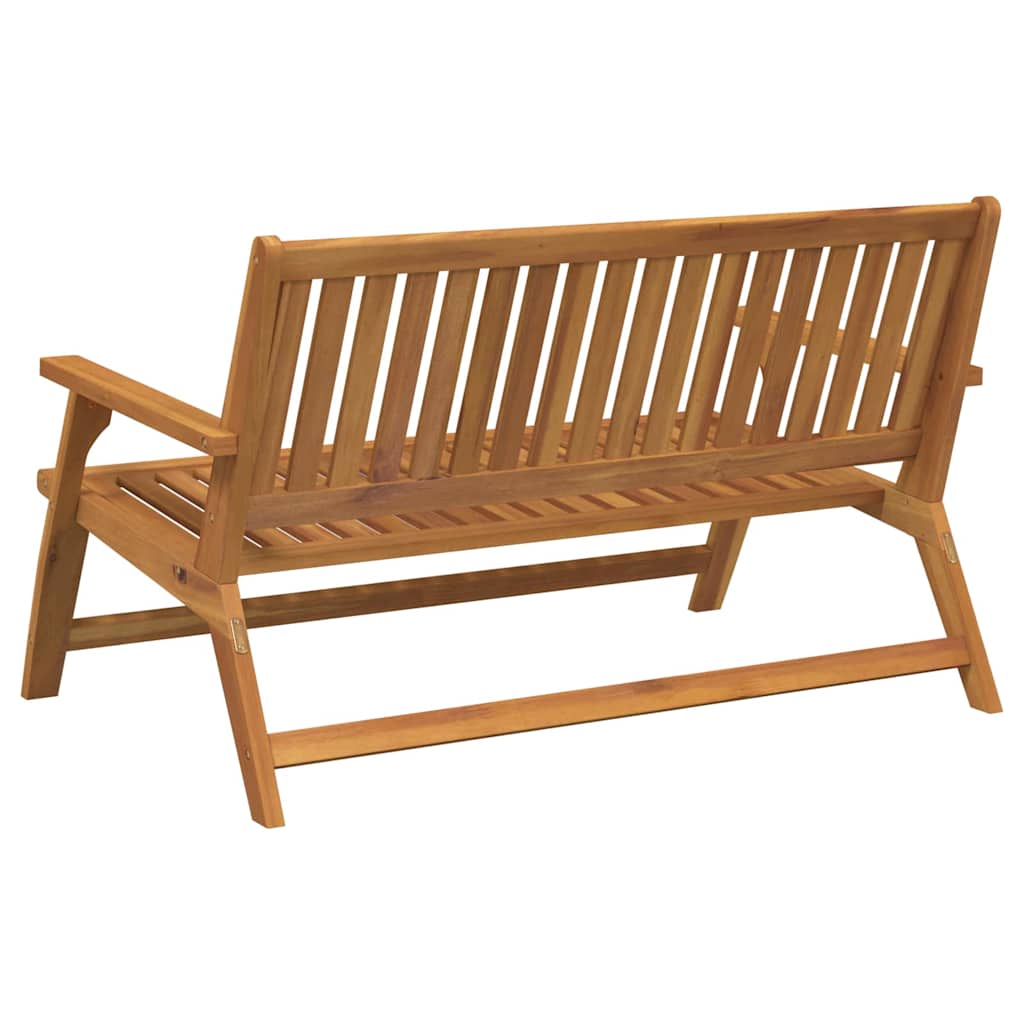 Outdoor Dining Set Brown Solid Acacia Wood