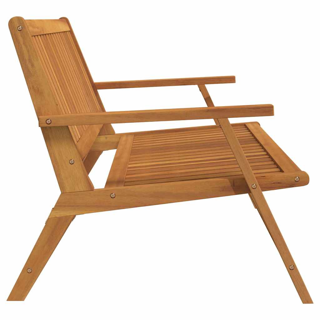 Outdoor Dining Set Brown Solid Acacia Wood
