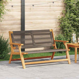 Garden Furniture Grey 78 x 122 x 73cm Solid Acacia wood