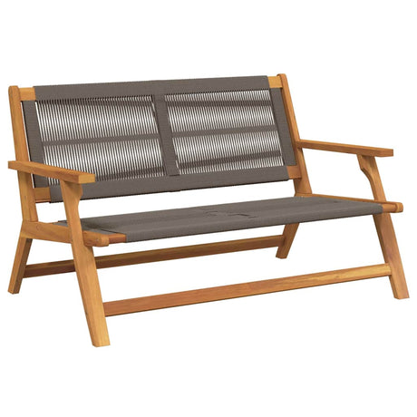 Garden Furniture Grey 78 x 122 x 73cm Solid Acacia wood