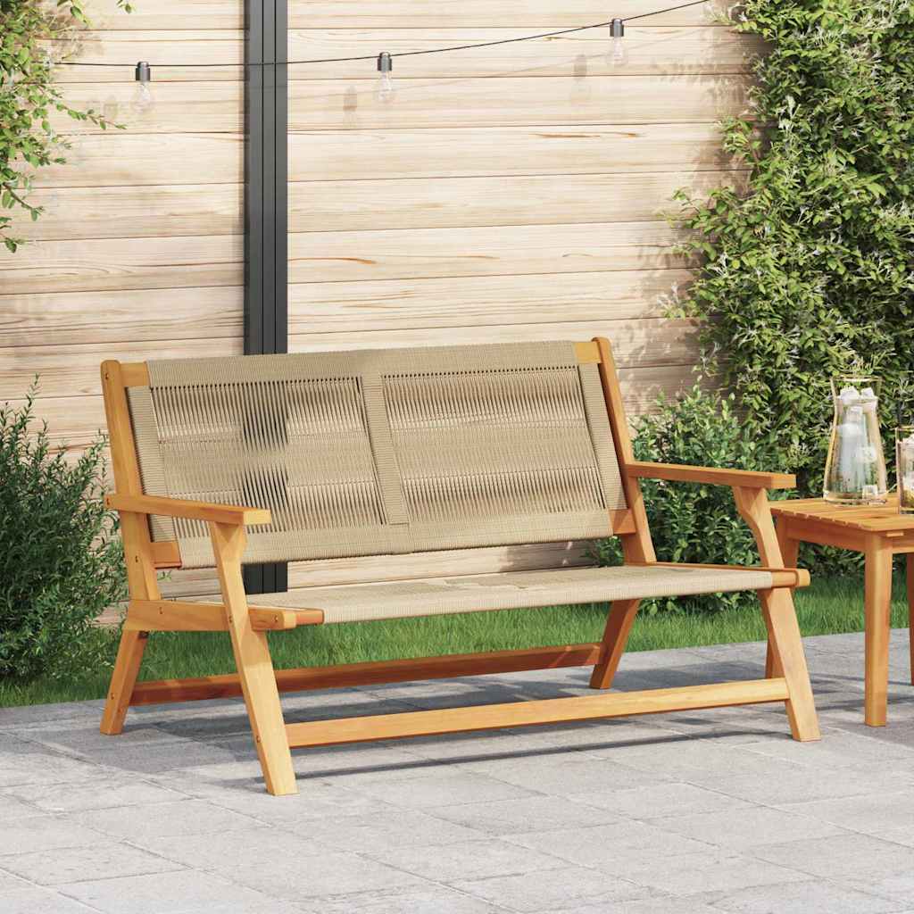 Garden Furniture Beige 78 x 122 x 73cm Solid Acacia wood