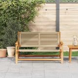 Garden Furniture Beige 78 x 122 x 73cm Solid Acacia wood