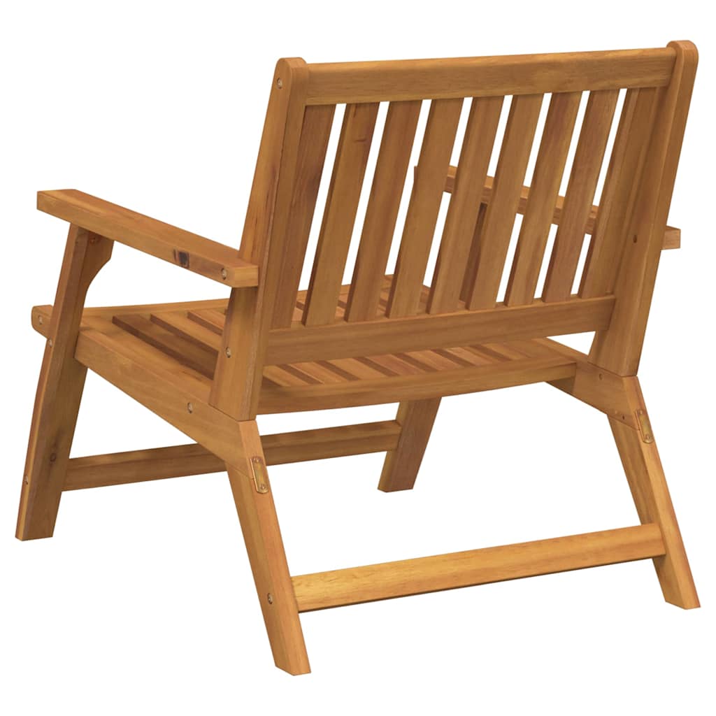 Outdoor Dining Set 2 pcs Brown Solid Acacia Wood